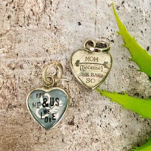 Mom Love Pick Up Sticks Reversible Charm